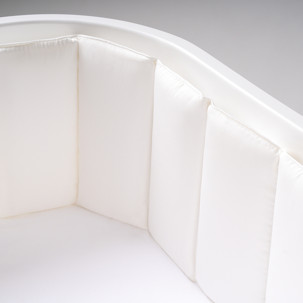 Perina защита для детской кроватки (фенс-бортик) "Sateen Collection" (айвори) - фото  5