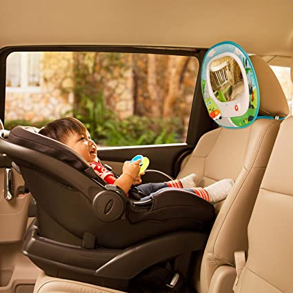 Brica munchkin волшебное зеркало контроля за ребёнком в автомобиле Cruisin’™ Baby In-Sight® Mirror - фото  3