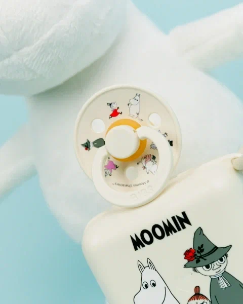 BIBS пустышка латексная Moomin Colour - Friends - Ivory - фото  11