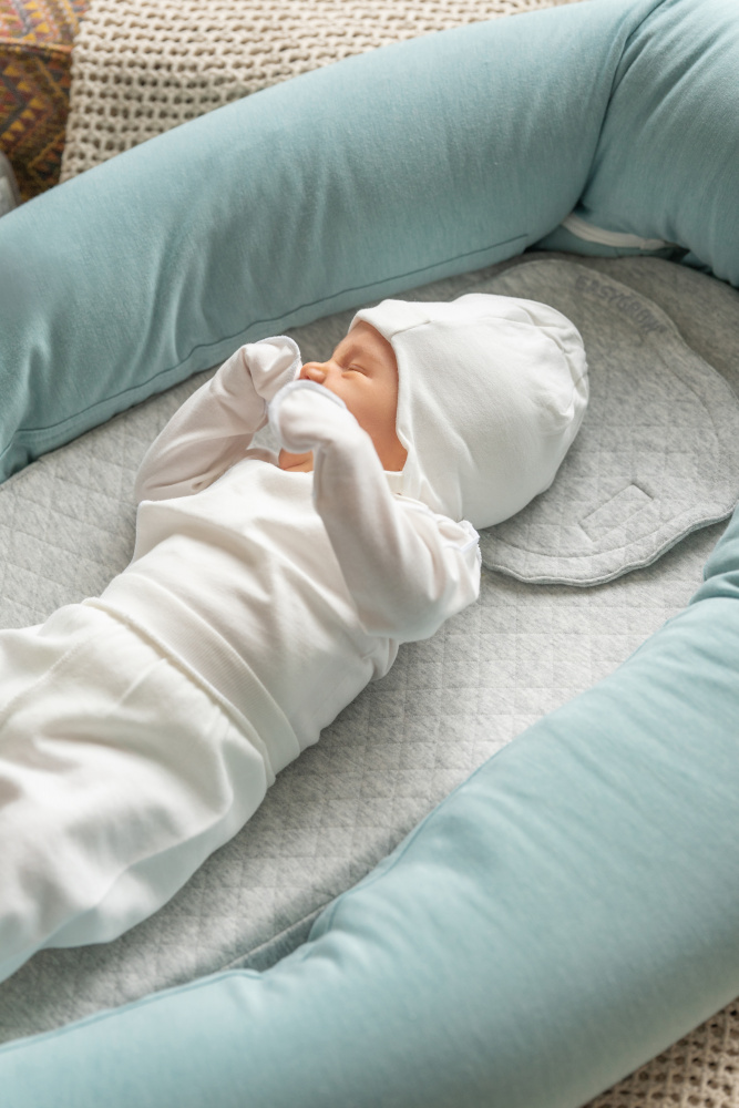 OLANT BABY чепчик 100% хлопок для новорожденного Nature
