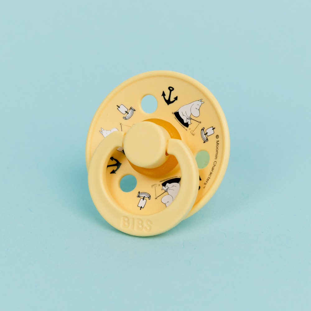 BIBS пустышка латексная Moomin Colour - Sailing - Pale Butter - фото  7