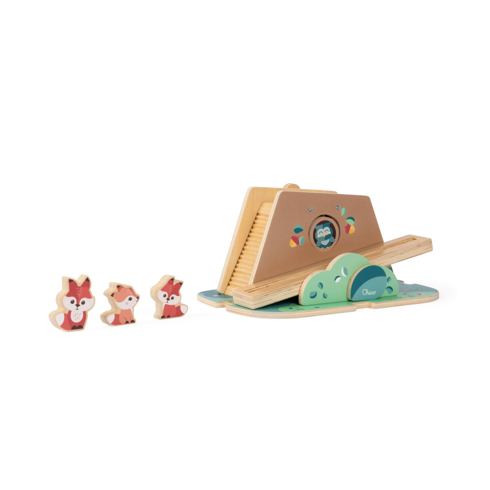 Chicco набор развивающий деревянные игрушки Лисье логово - фото  4