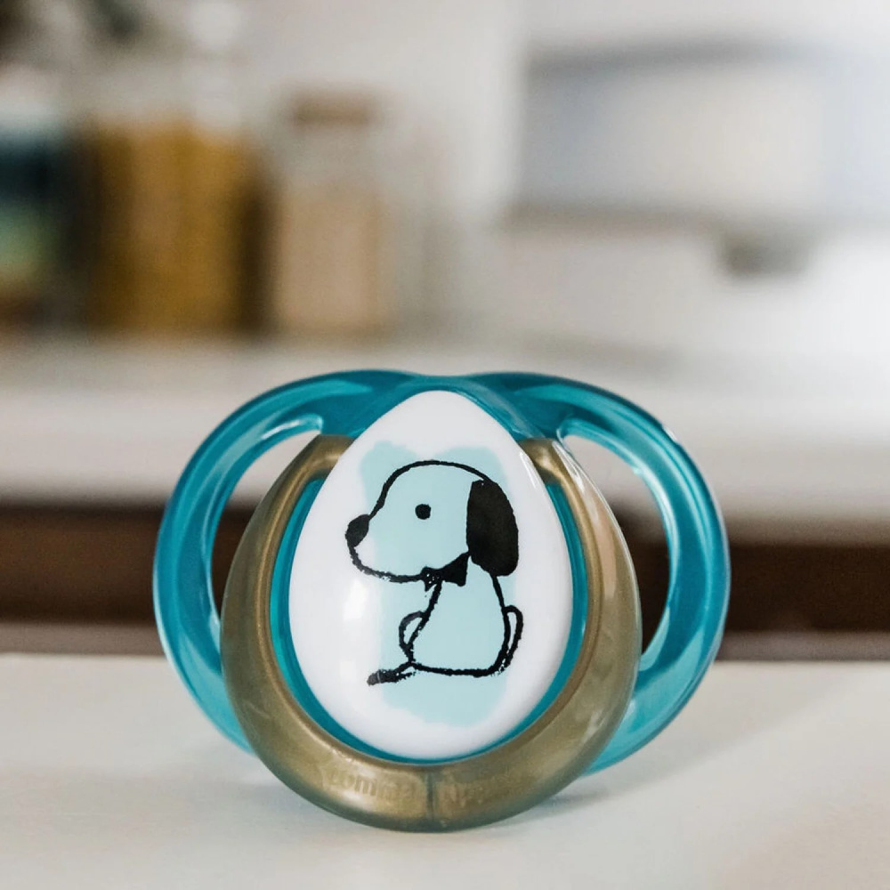 Tommee Tippee соска-пустышка силиконовая Moda, 0-6 мес., 2 шт. - фото  8