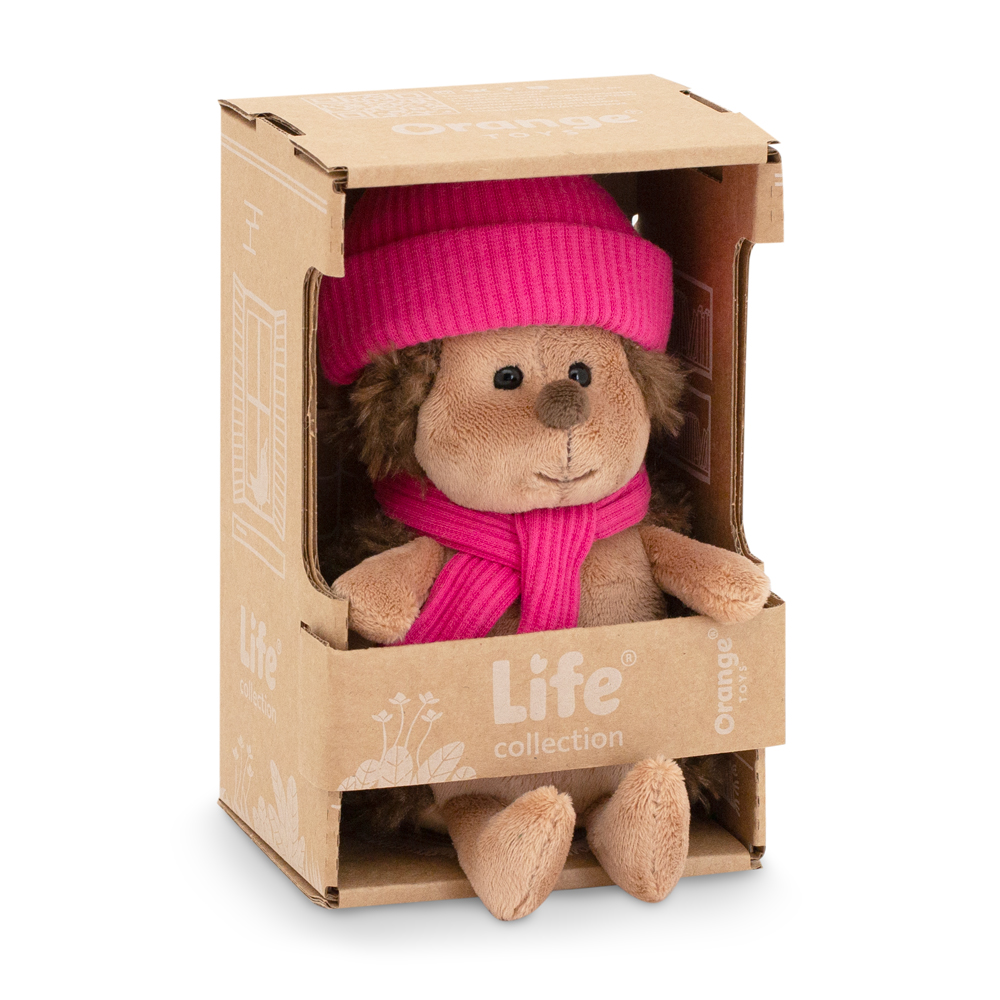 Orange Toys Ежинка Колючка в малиновой шапке 15 см - фото  3