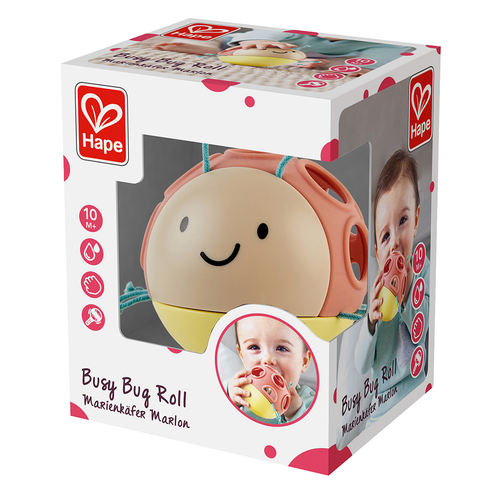 Hape погремушка - неваляшка Божья коровка - фото  2