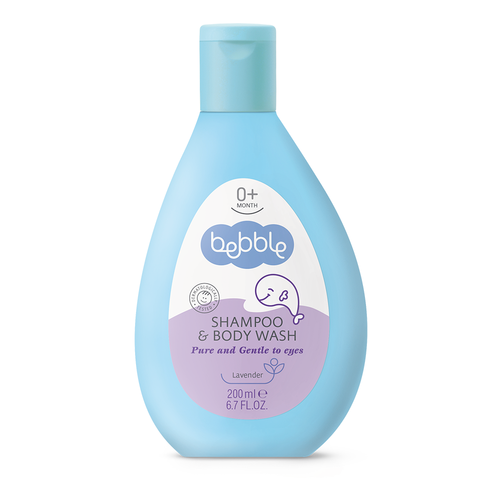 Bebble шампунь для волос и тела детский Shampoo & Body Wash Bebble 0+ 200 мл