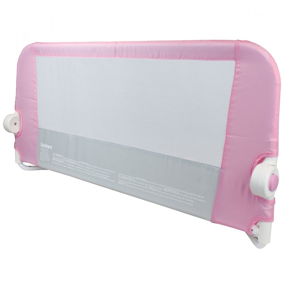 Munchkin Lindam бортик-барьер защитный, детский для кровати 95 см Sleep™ Safety, розовый