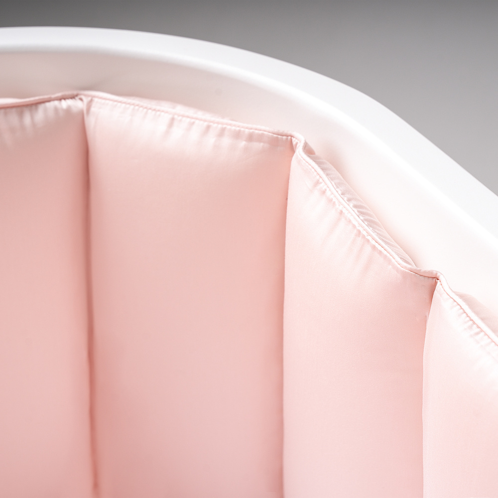 Perina защита для детской кроватки (фенс-бортик) "Sateen Collection" (розовый) - фото  4