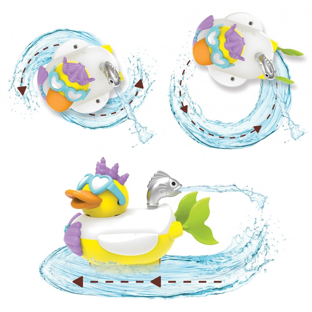 Yookidoo Игрушка водная &quot;Утка-русалка&quot; с водометом и аксессуарами