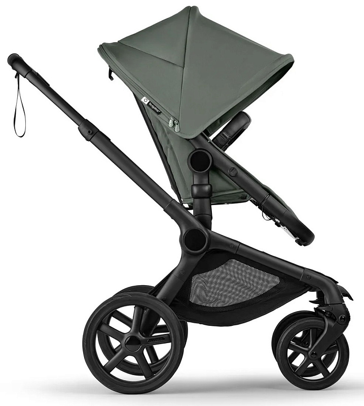 Bugaboo Fox5 Renew коляска 2 в 1 Black/ Forest Green/Forest Green complete - фото  12