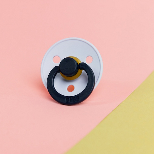 BIBS соска-пустышка латексная Studio Colour Fusion Baby Blue/Deep Space - фото  5