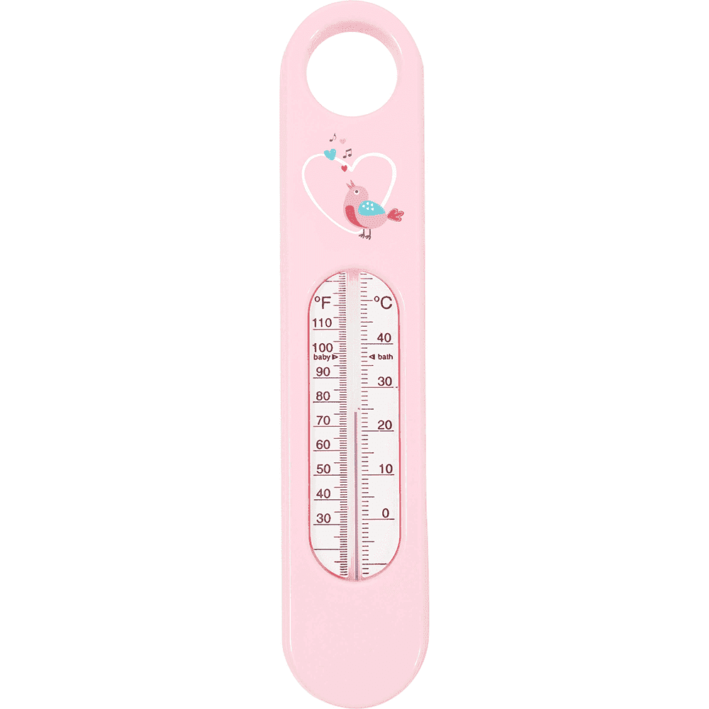 Bebe Jou подарочный набор: термометр, щетка, расческа, маникюрный набор нежно-розовый Птички певчие