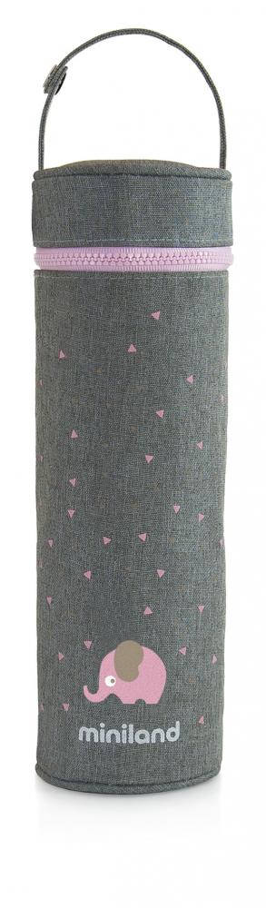 Miniland термо-сумка для бутылочек Silky 500 мл цвет розовый
