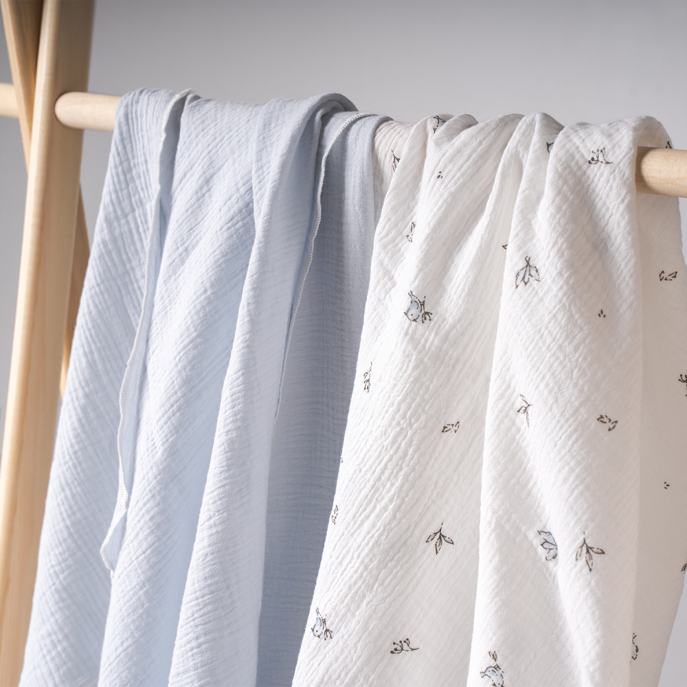 Perina комплект пелёнок детских (2 шт) Птички/Голубая пастель - фото  2