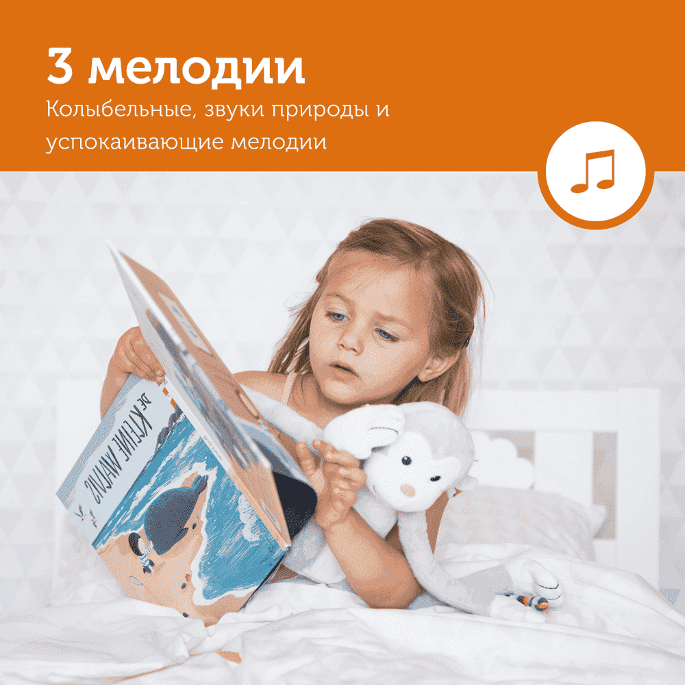 Zazu ночник с успокаивающими мелодиями Кролик Бо  - фото  3