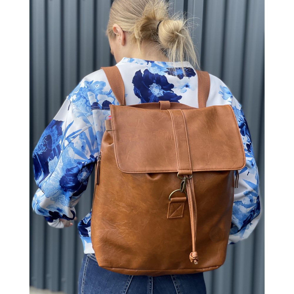 Easygrow сумка/рюкзак для мамы Vandra bag Brown PU