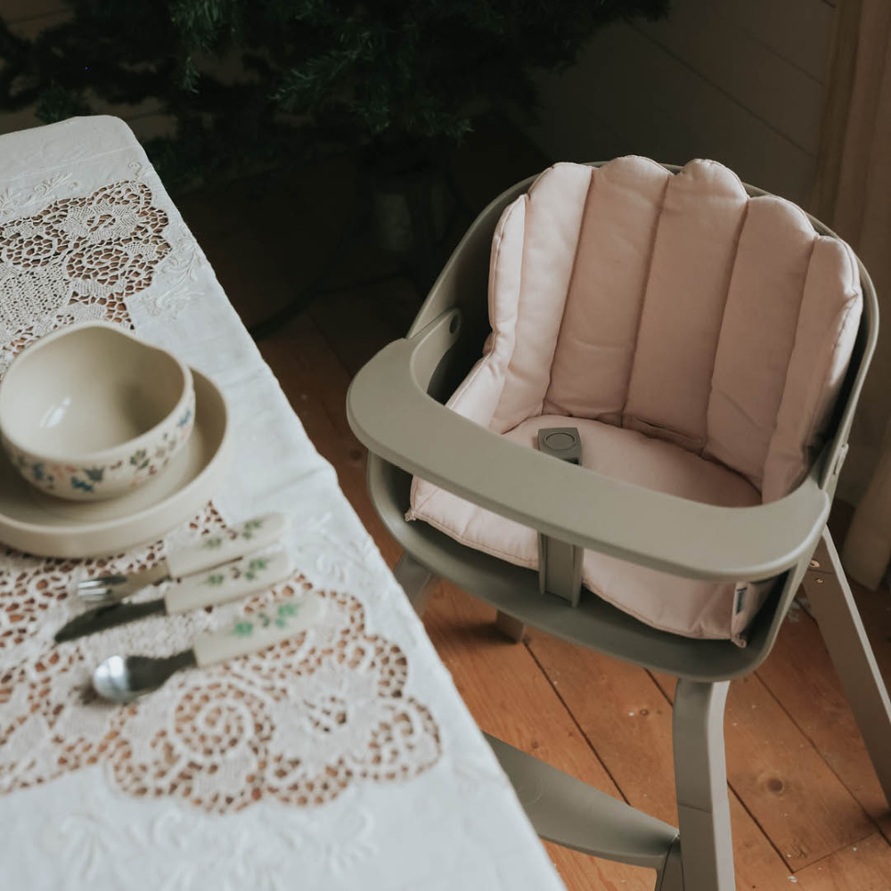 Elodie Grace стульчик + сиденье для новорожденного Tender Taupe+ вкладыш Powder Pink - фото  14