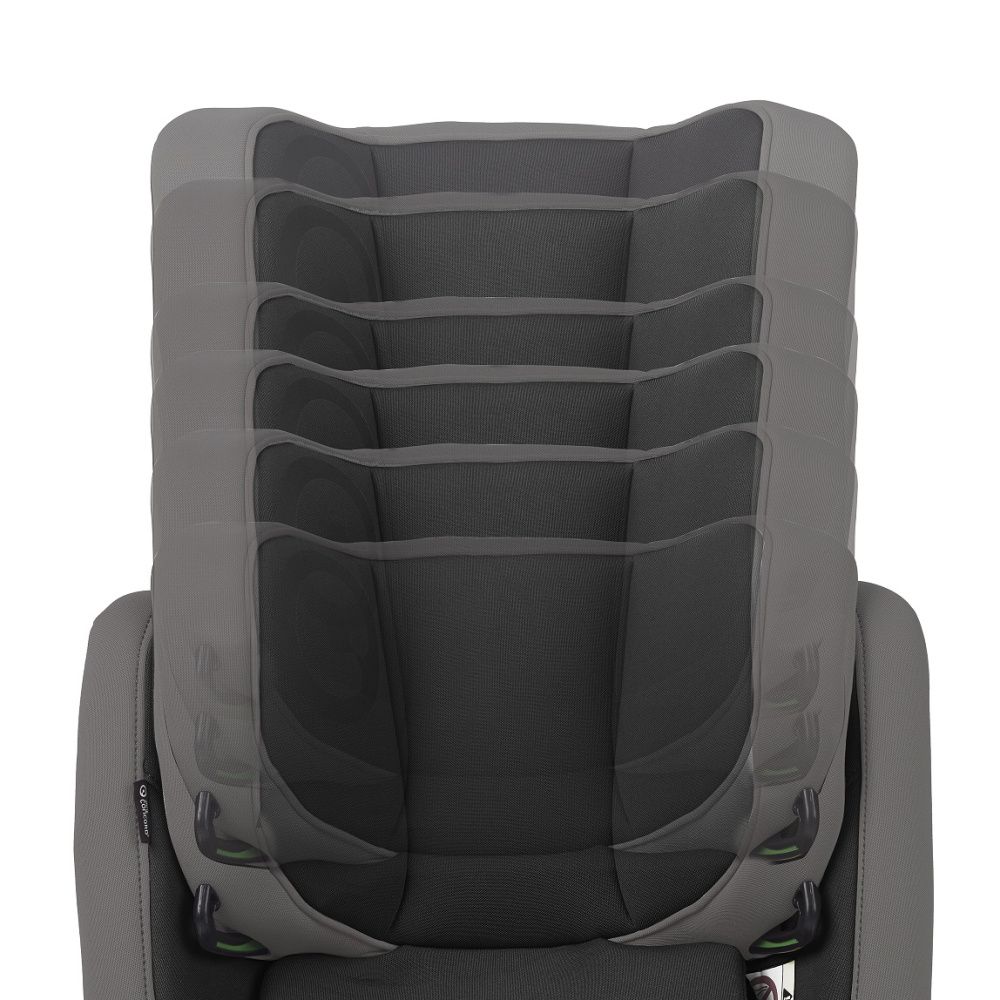 JANE Concord Автокресло Groowy+Nest (40-150 см, 0-12 лет) гр.0/1/2/3 Matt black- УЦЕНКА Витрина - фото  18