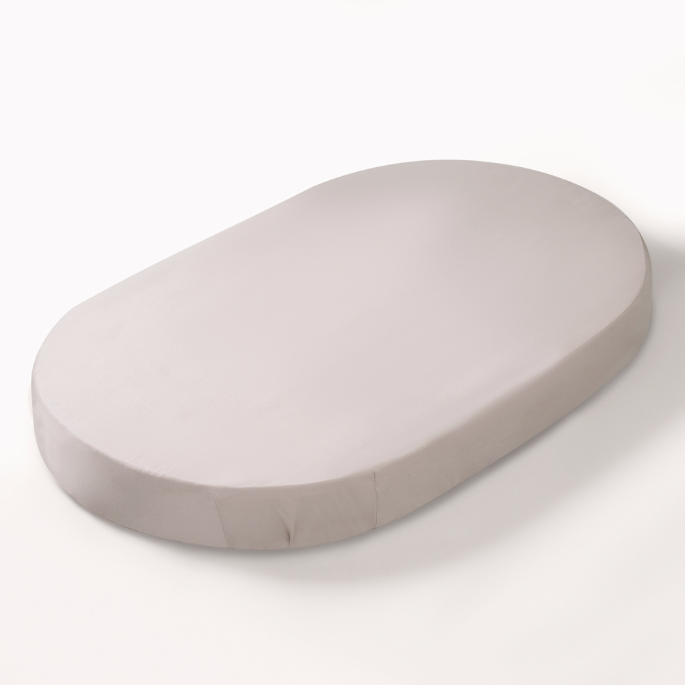 Perina простыня Oval на резинке детская (жемчужно-серый) 
