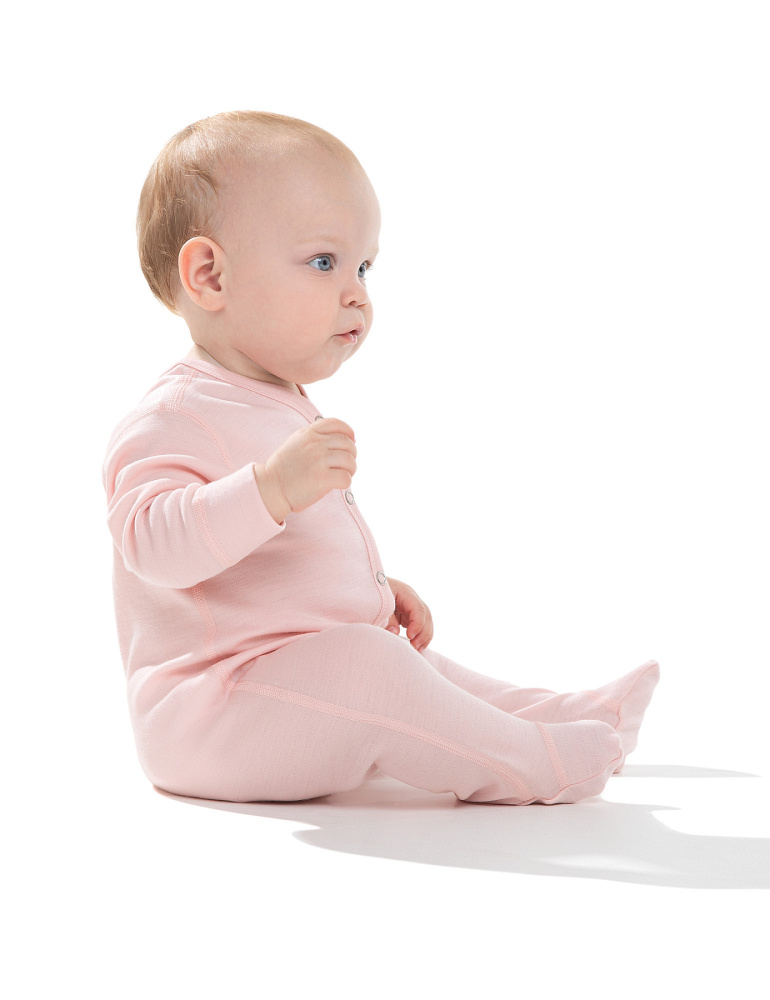 NORVEG комбинезон 100% шерсть Soft Baby цвет розовый - фото  5