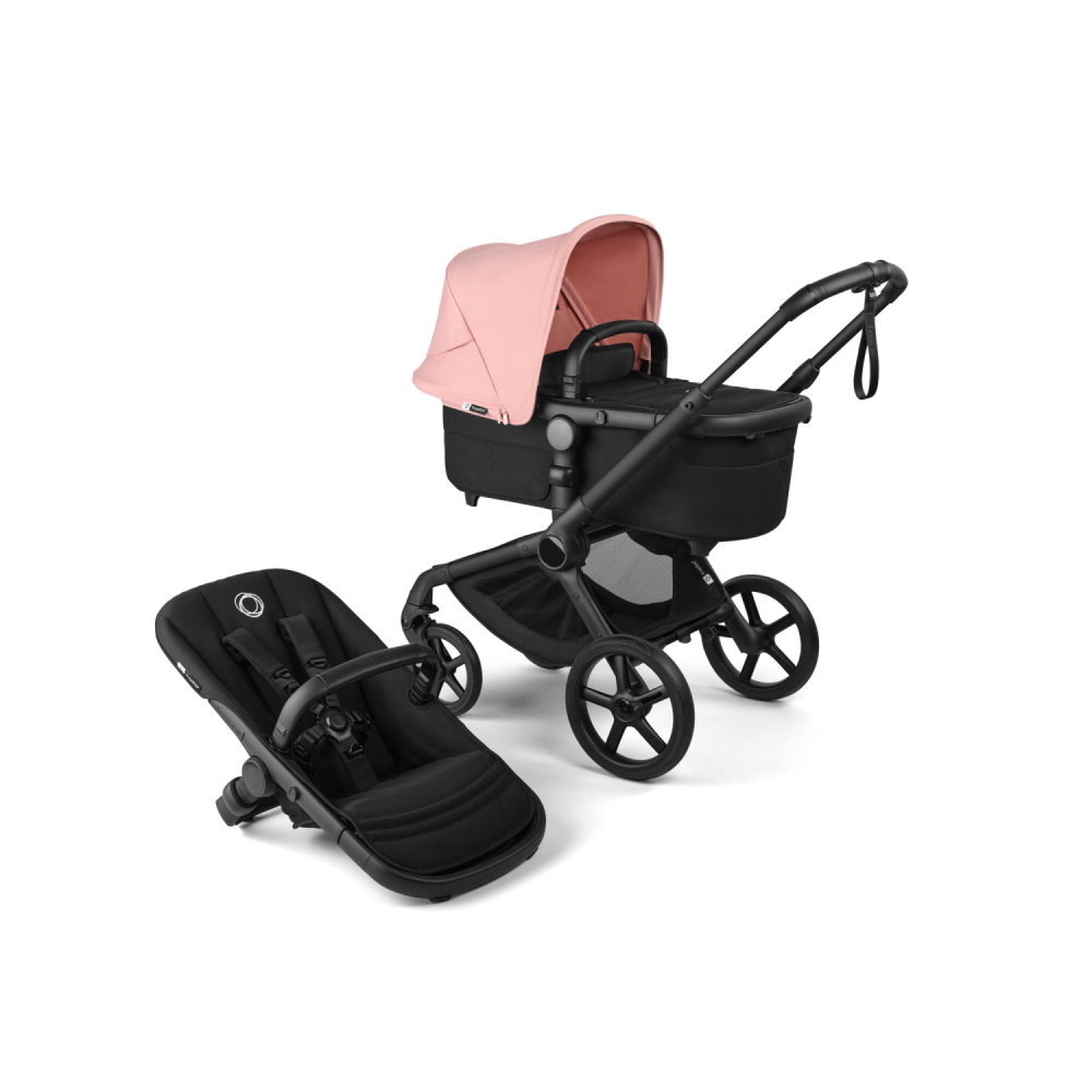Bugaboo Fox5 Renew коляска 2 в 1 Black/ Heritage Black/ Morning Pink