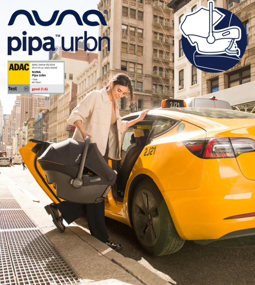 NUNA Автокресло 0+ PIPA URBN Caviar