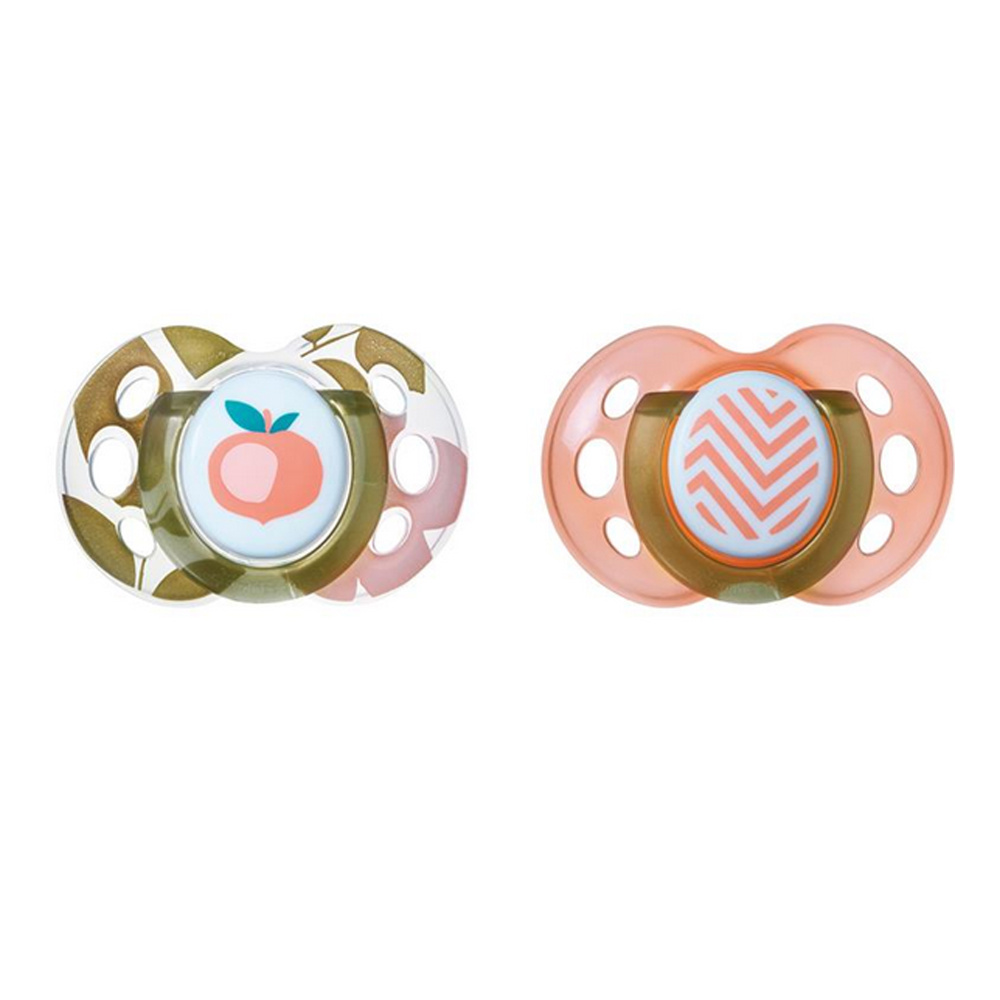 Tommee Tippee соска-пустышка силиконовая Moda, 18-36 мес., 2 шт. - фото  4