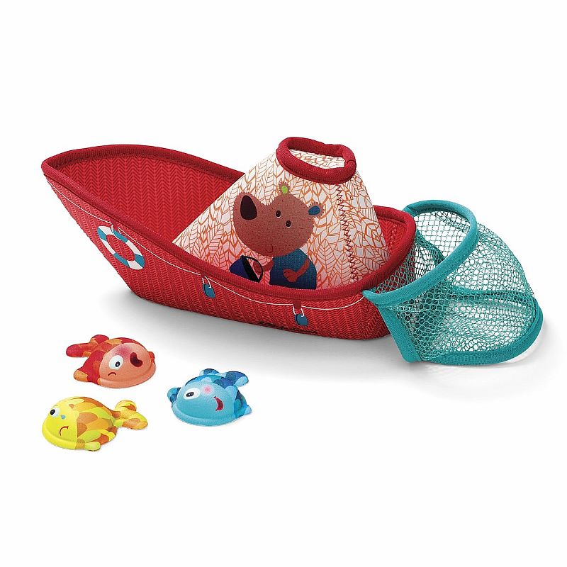 Lilliputiens игрушка для ванной &quot;Рыбацкая лодка&quot;