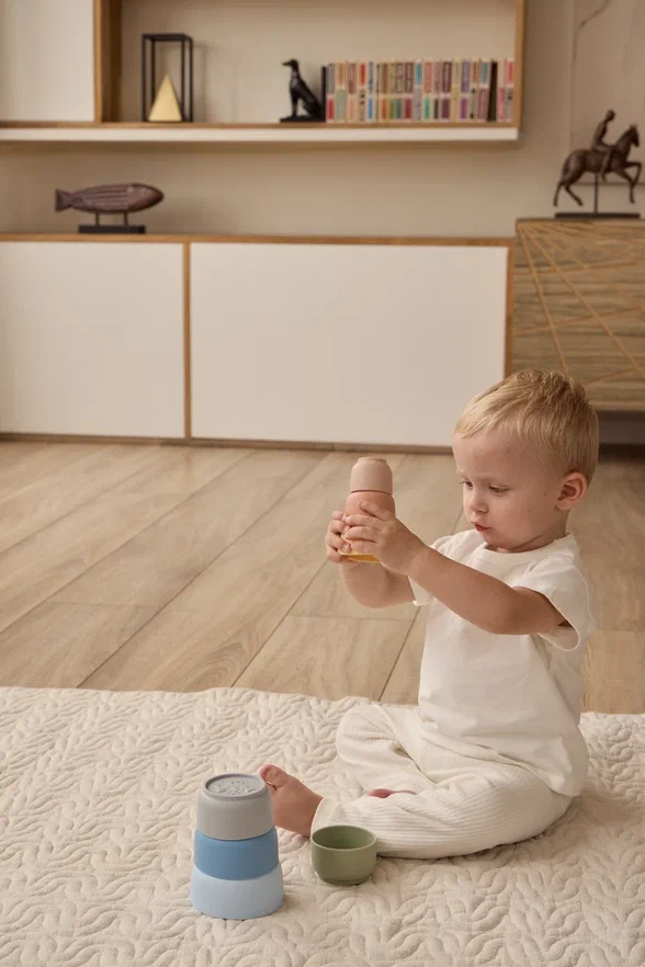 Edda игрушка - пирамидка стаканчики Морские обитатели - фото  4