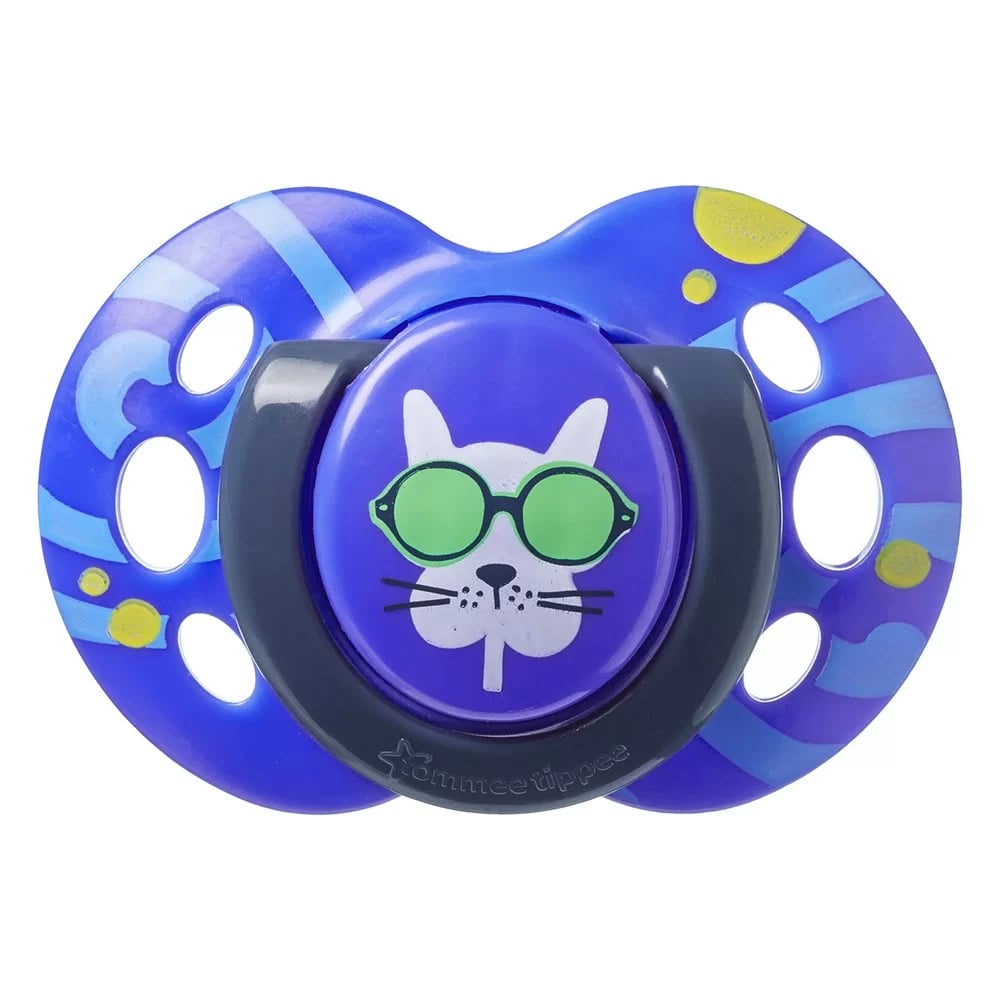 Tommee Tippee соска-пустышка силиконовая Fun Style, 6-18 мес., 2 шт. - фото  2