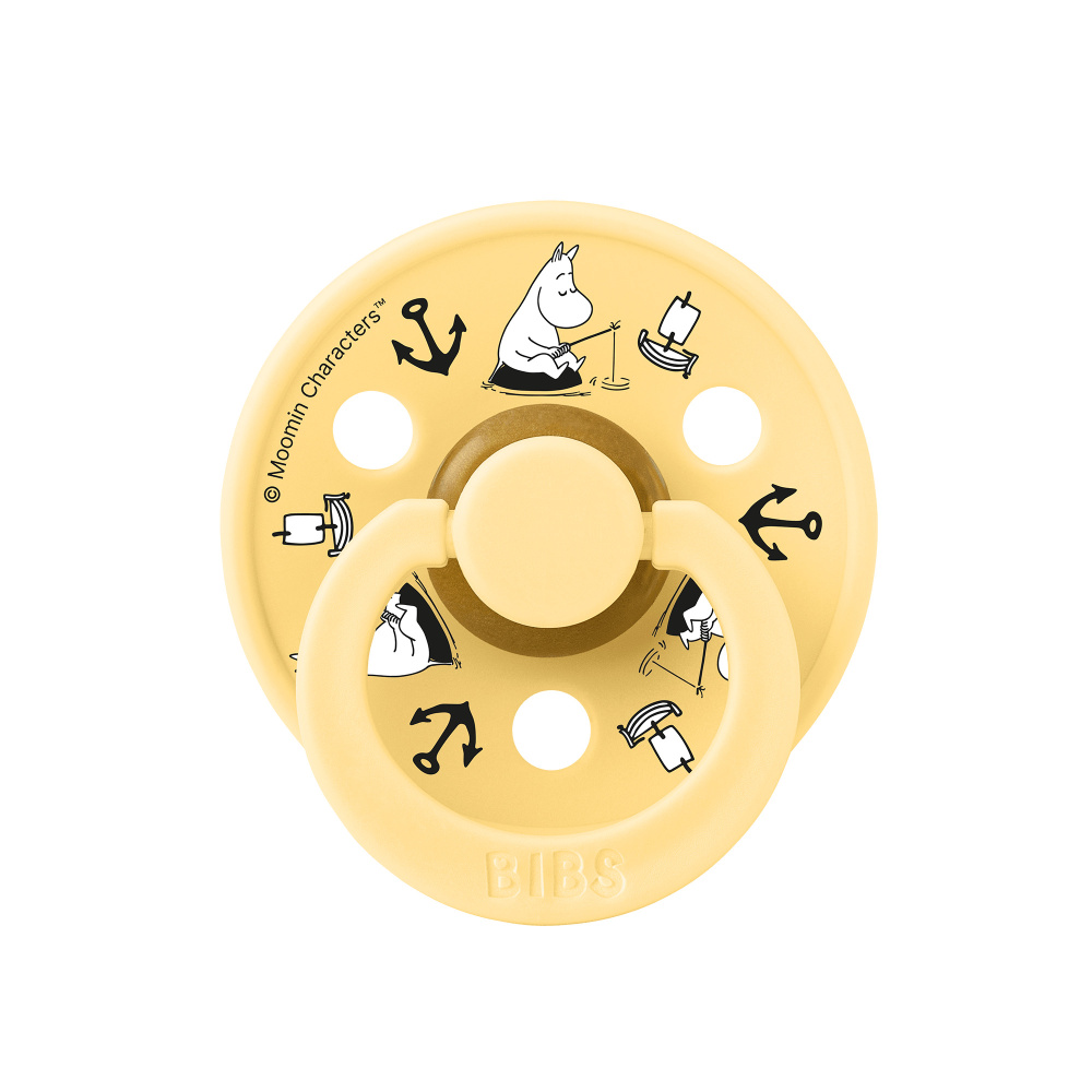 BIBS пустышка латексная Moomin Colour - Sailing - Pale Butter