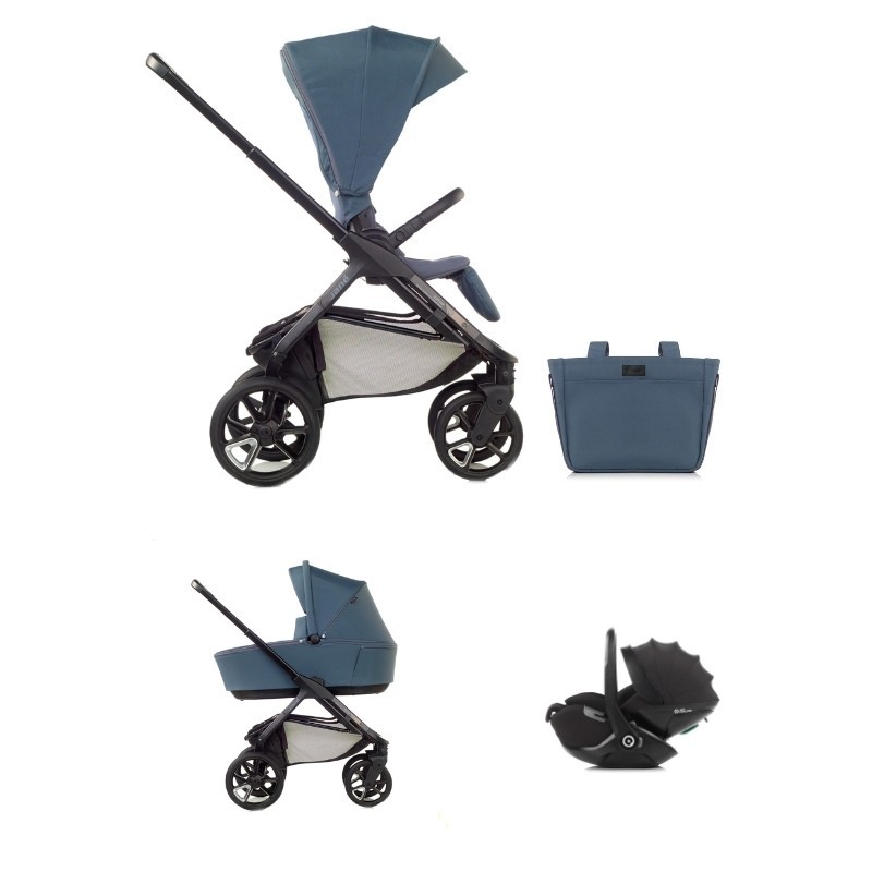 JANE Коляска 3 в 1 Keep+Sleep Seal+Kombibaby Matt Black