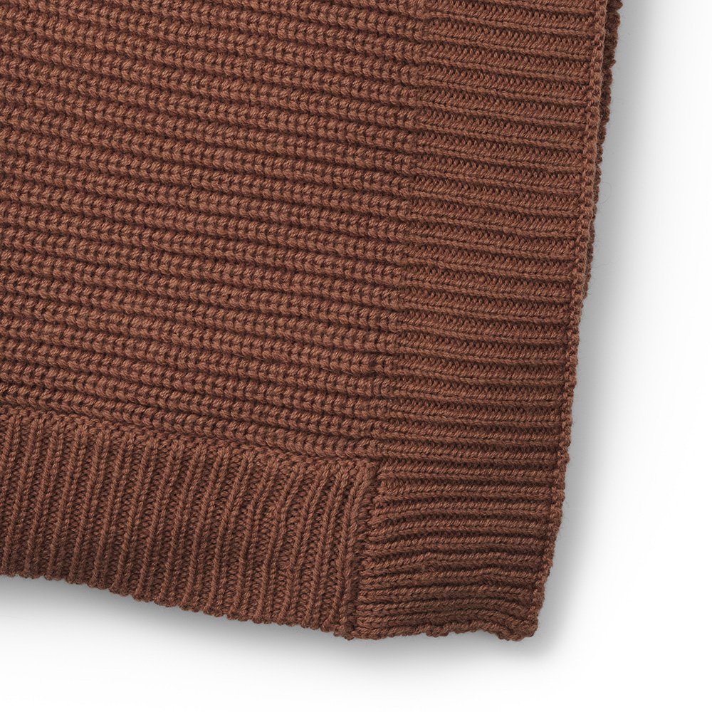 Elodie плед-одеяло шерсть, 70*100 см., Burned Clay  - фото  4