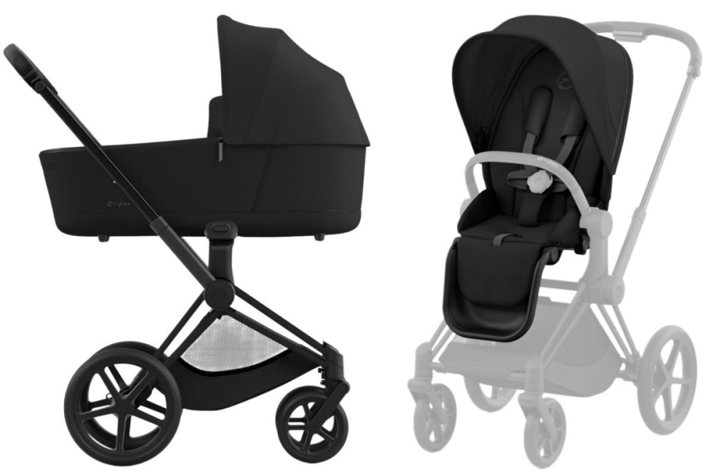 Cybex Priam IV Коляска 2 в 1 Matt Black / Sephia Black - фото  6