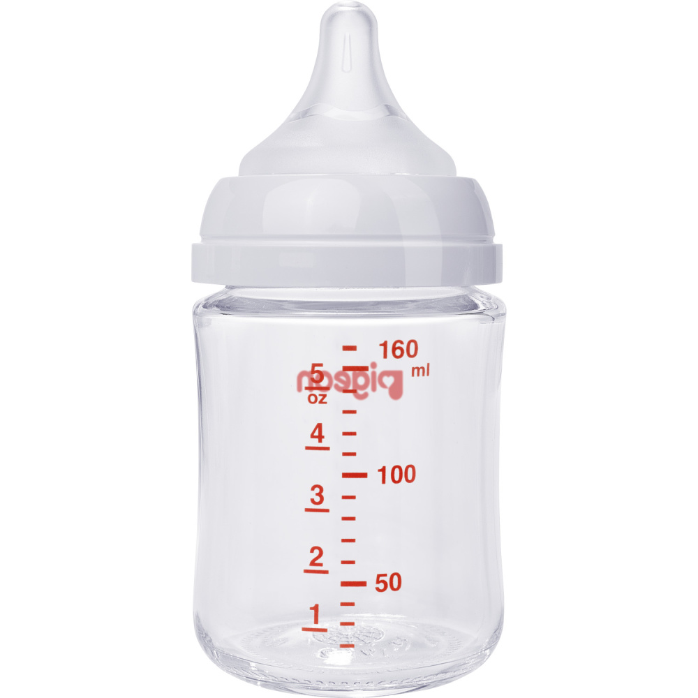 Pigeon бутылочка для кормления Перисталик Плюс с широким горлом 160 мл стекло - фото  11