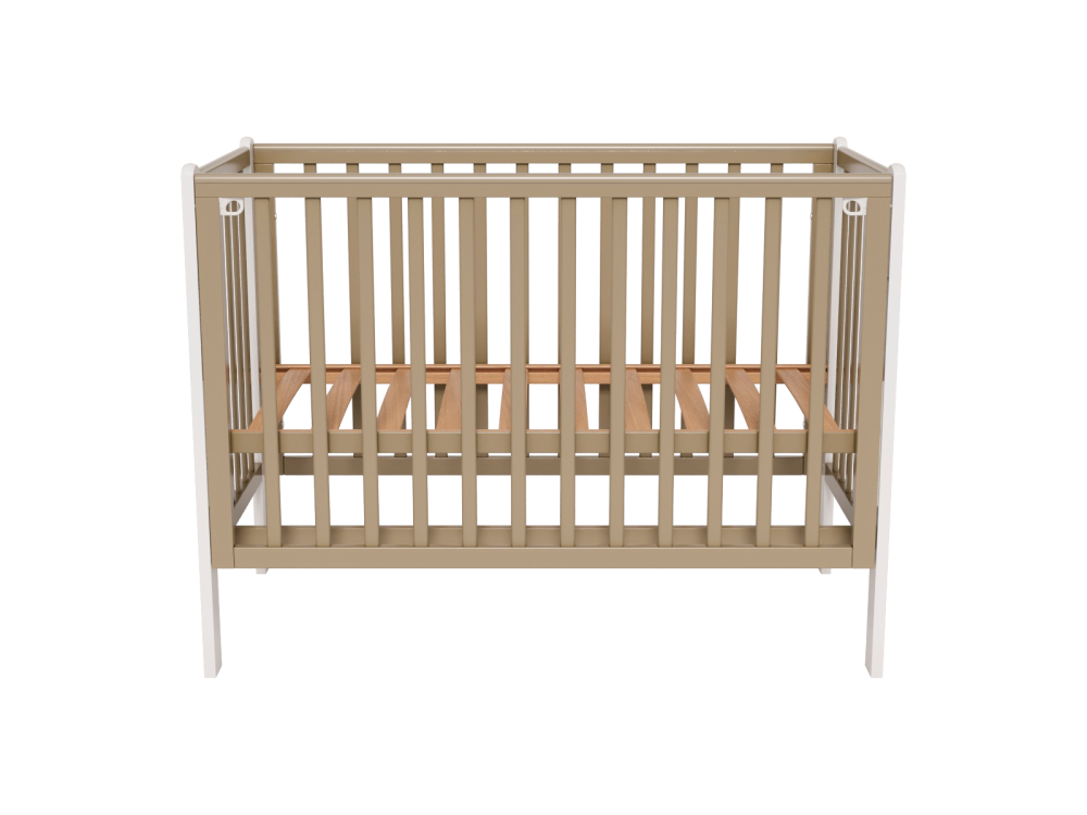 OLANT BABY кровать с маятником Bliss кашемир/белый - фото  2