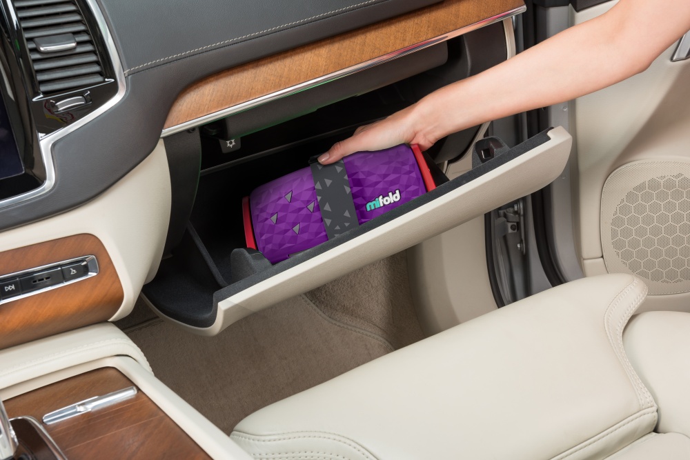 Mifold compact Бустер автомобильный - the Grab-and-Go Booster seat/Royal Purple, фиолетовый