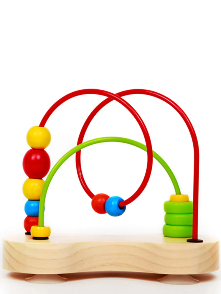Hape лабиринт деревянный, цветные шарики - фото  4