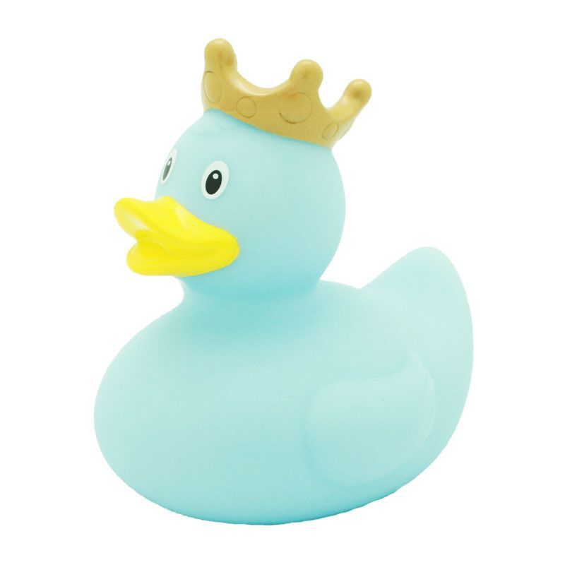 Веселые Ути-пути уточка в короне голубая - фото  1