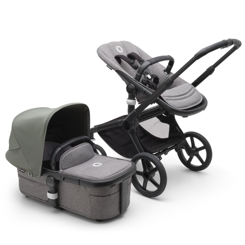 Bugaboo Fox5  2  1 Black/ Grey Melange / Forest Green -   2