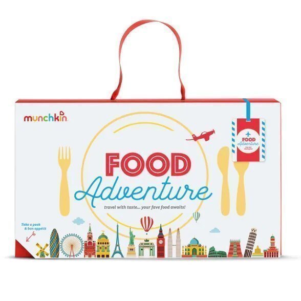 Munchkin набор обеденный детский  Food Adventure™ , голубой с 18 мес. - фото  5