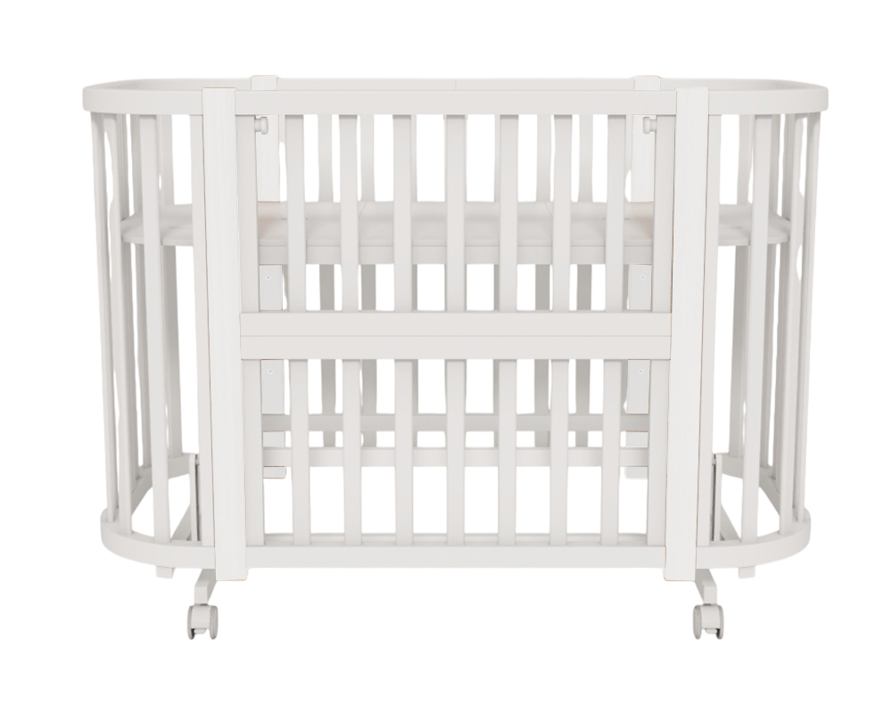 OLANT BABY кровать-трансформер с маятником Vila белый