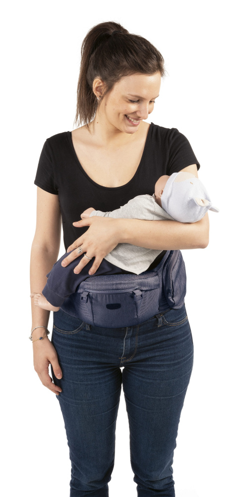 Chicco переноска-трансформер Hip Seat эргорюкзак 3-в-1 CARRIER Denim - фото  2