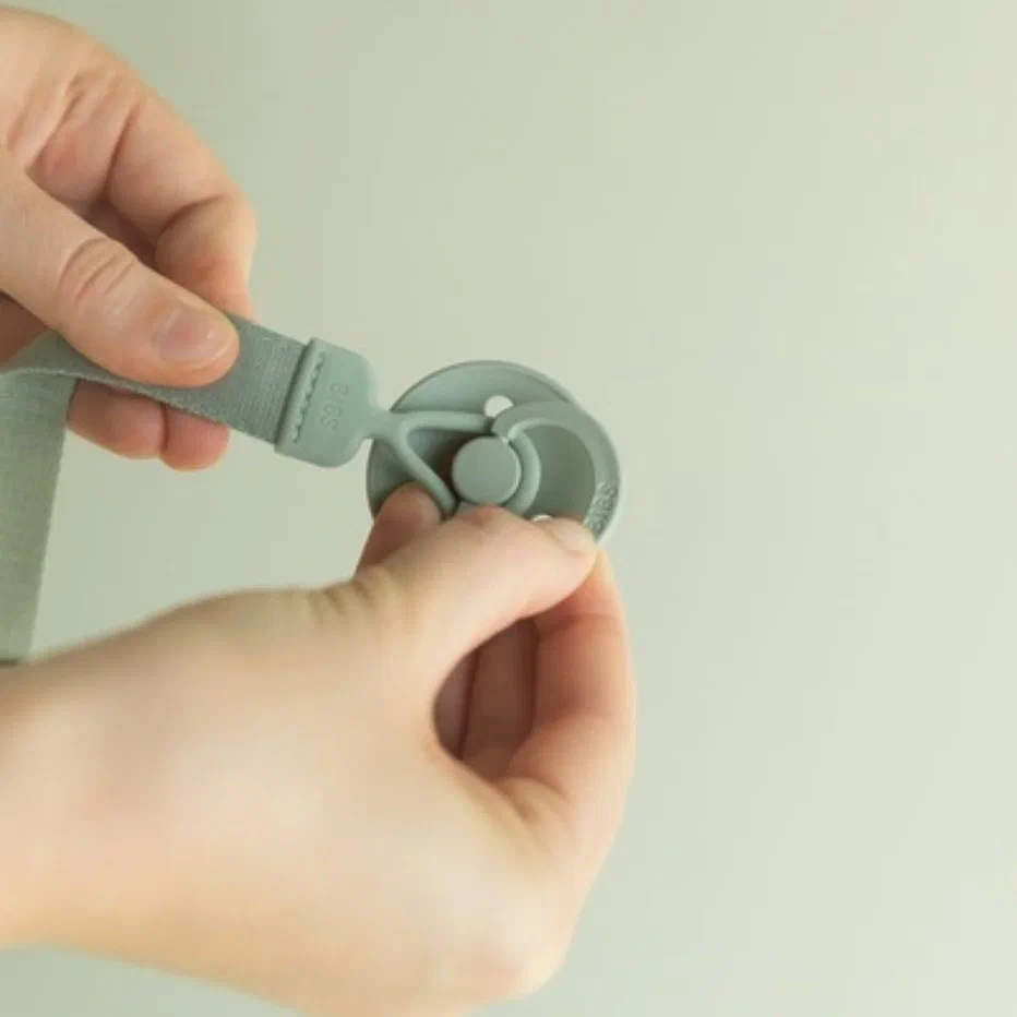 BIBS держатель для пустышки Clip Loop, Sage - фото  2