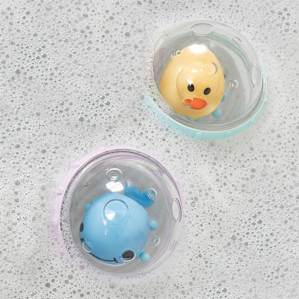 Munchkin игрушка для ванны Пузыри-поплавки  дельфин 2 шт. 4+
