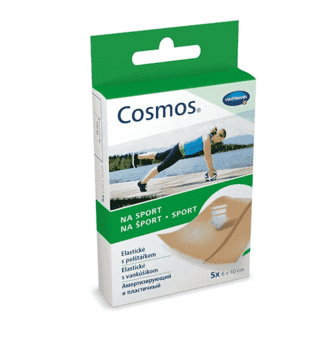 COSMOS sport пластырь эластичный из полиуретановой пленки 5 штук