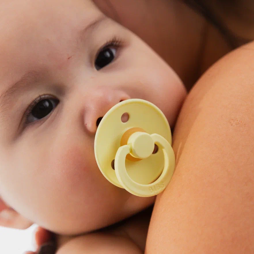 BIBS набор пустышек латексных Colour, 2 штуки Luna/Deep space - фото  7