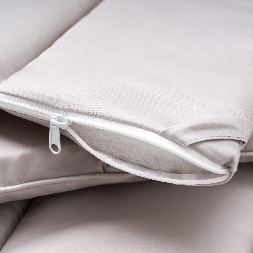 Perina защита для детской кроватки (фенс-бортик) "Sateen Collection" (жемчужно-серый) - фото  10