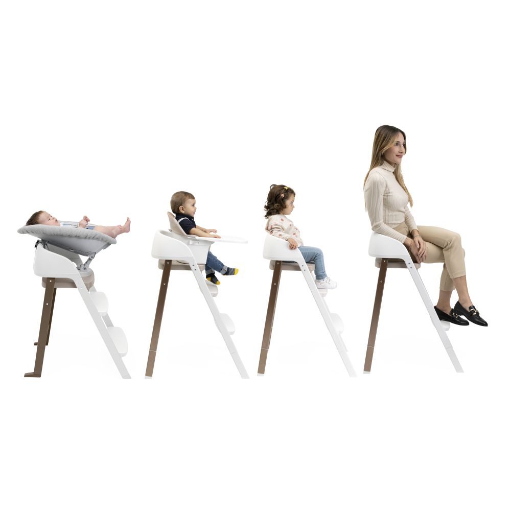 Chicco стульчик для кормления Crescendo up Pearl Copper - фото  15