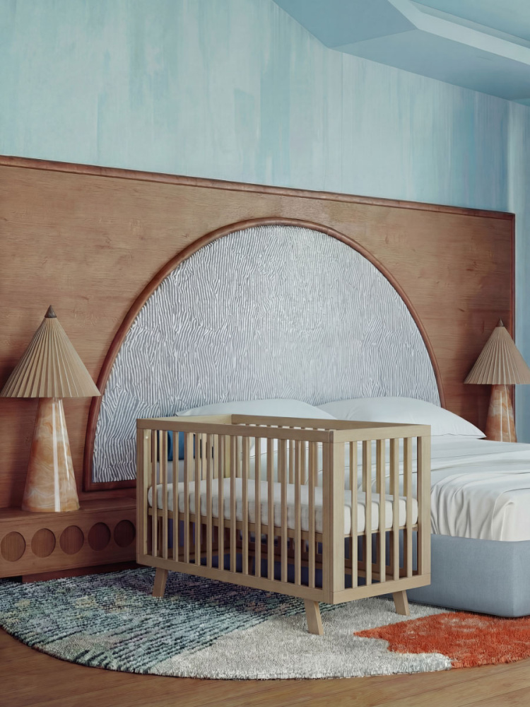 OLANT кровать с маятником Скаген ЕССО кашемир - фото  3